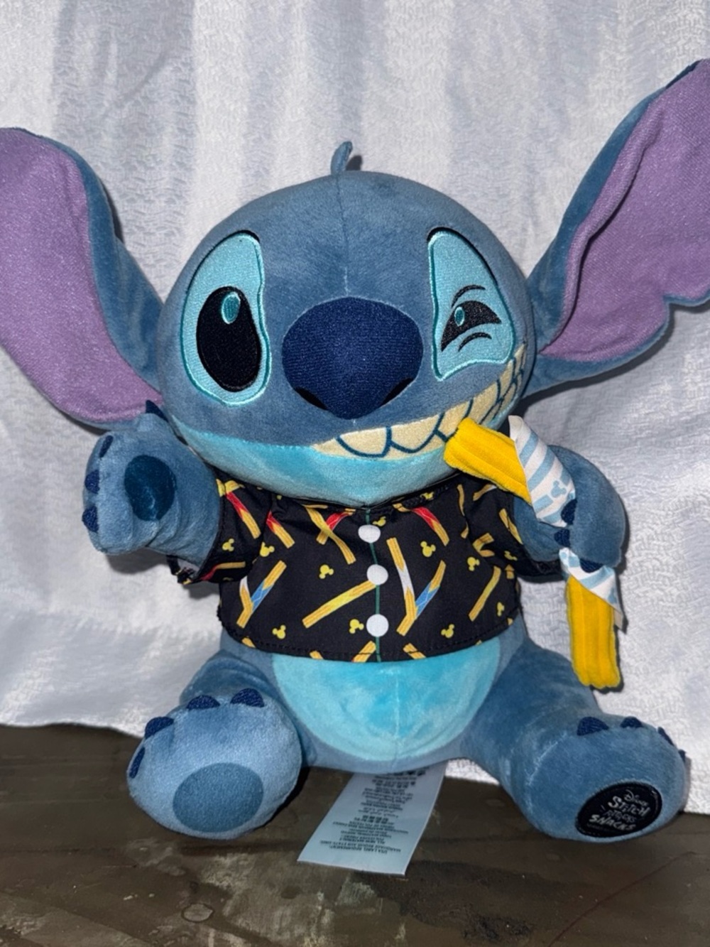 Stitch attacks snacks churro plush